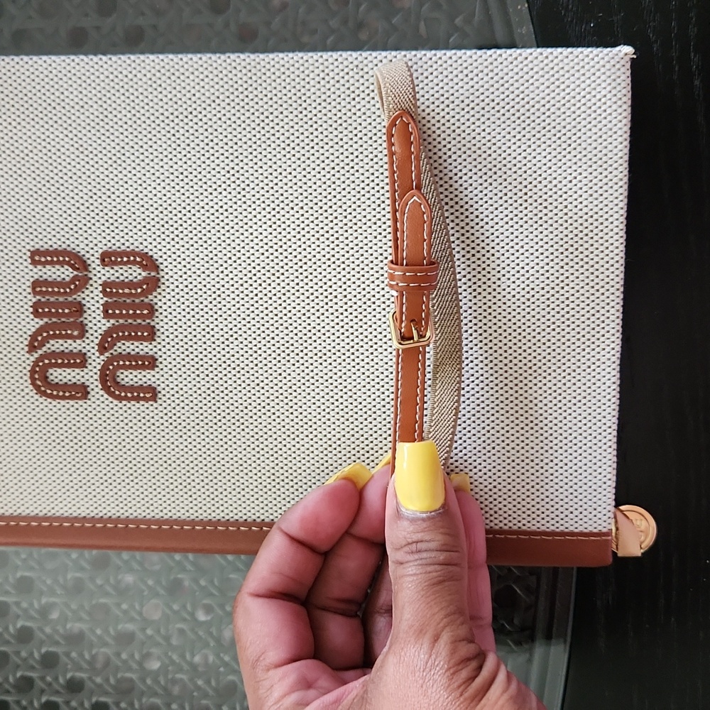 Miu Miu Brown and Cream Leather Bags Collection (GWP) - Picture 4 of 4